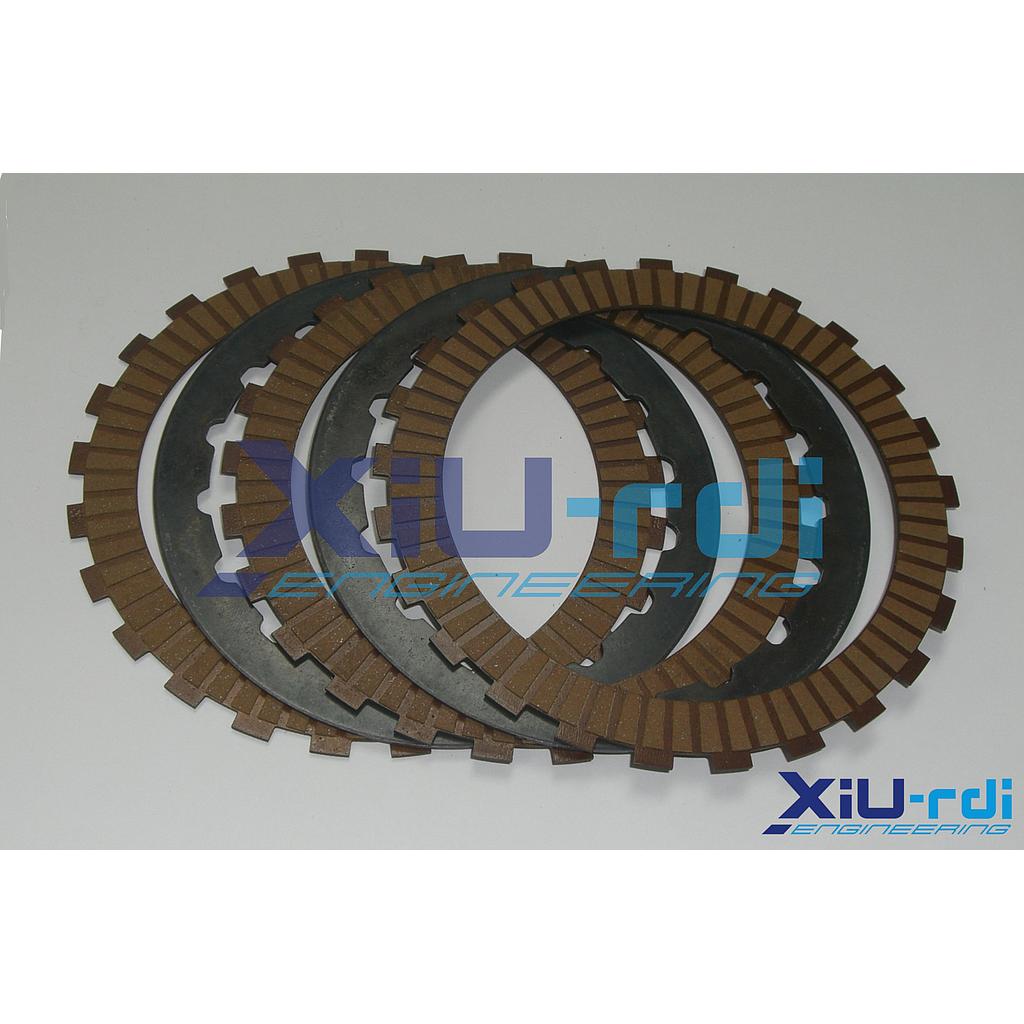 Kevlar clutch friction discs Kit TRS & JOTAGAS (10.00mm pack)