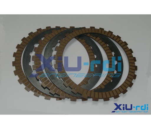 [22310-XOB-0001] Kevlar clutch friction discs with steel discs kit - Ossa TR280i 280-300